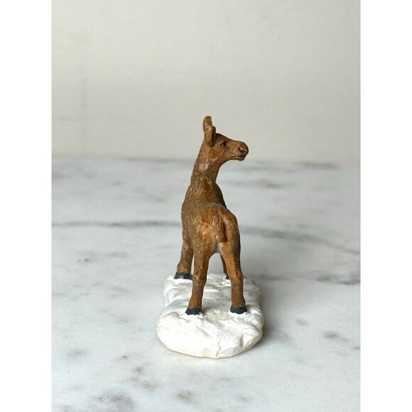Lemax Deer Figurine Christmas Village Accessory | Winter Wildlife Resin Figure | - Picture 2 of 7